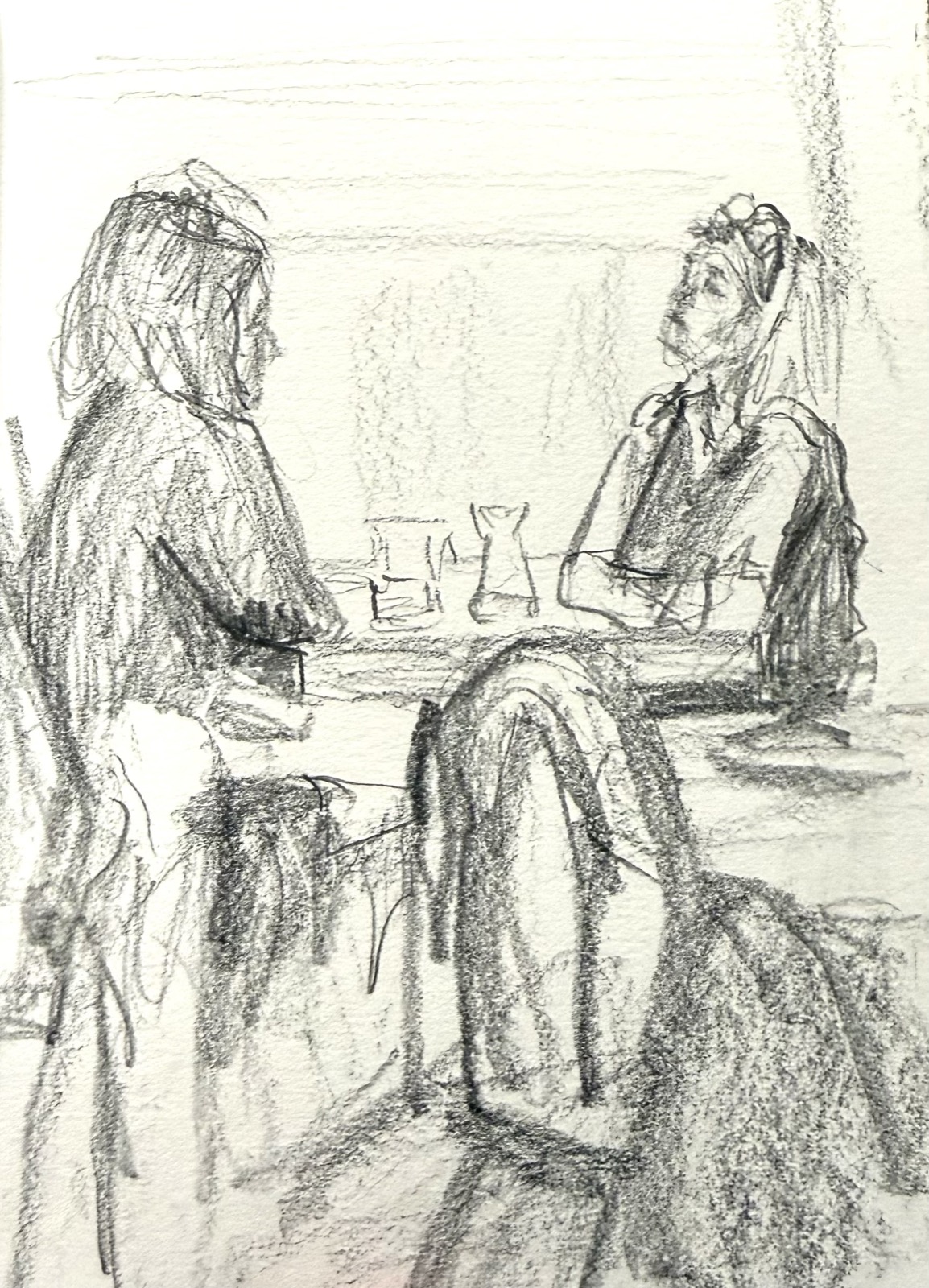 Ladies at the Restaurant